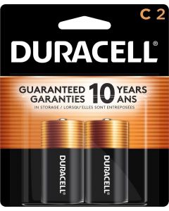 DURACELL Coppertop C Batteries 2 Count, Bundle of 3