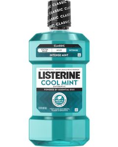 Listerine Cool Mint Antiseptic Mouthwash 1 L, Bundle of 4
