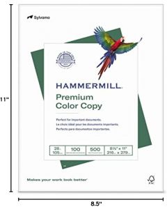 Hammermill Printer Paper 28 lb, 5 x 11, Bundle of 2