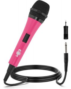 Singing Machine Wired Microphone for Karaoke, Bundle of 2