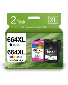 SHUPAN 664XL Ink Cartridge Replacement for HP 664 664XL 2Pack