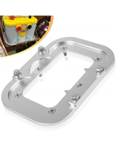 Deargooday Billet Aluminum Battery Tray Battery Pallet Trunk Battery Aluminum