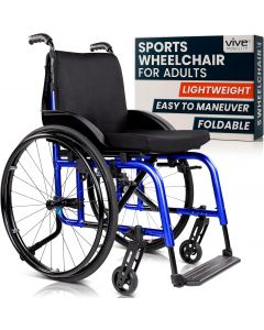 Vive Mobility Vive Lightweight Manual Wheelchair - Narrow Foldable