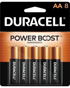 DURACELL Coppertop AA Batteries 8 Count, Bundle of 3