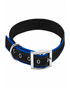 Blue And Black 20 in. Nylon Padded Reflective Collar (Each)