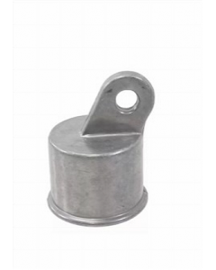 1-3/8 in. Galvanized Chain Link End Rail (Each)