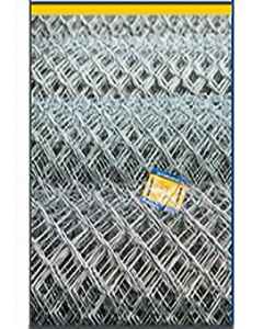 4 ft. Galvanized Chain Link Fence (Roll)