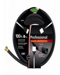 100 ft. Black Rubber Reinforced Garden Hose (Each)