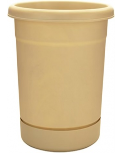 8 in. Taupe Planter (Each)