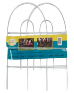 18 in. X 8 ft. Metal Folding Garden Fence (Each)