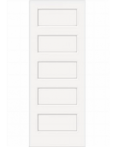 36 in. X 80 in. White Wood Door (Each)