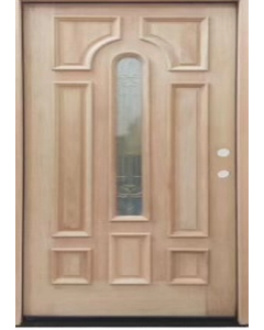 36 in. X 80 in. Okoume Entrance Door PT-M06 (Each)