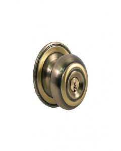 Antique Brass and Satin Brass Entry Door Lock C171408 (Each)