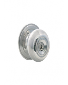 Satin&amp;Chrome Steel Entry Door Lock C171404 (Each)