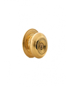 Bright&amp;Satin Brass Plated Entry Door Lock C171406 (Each)