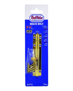 2-1/2 in. Polish Brass Barrel Bolt (Each)