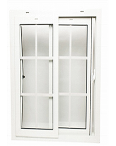36 in. x 36 in.  White UPVC Sliding  Window (Each)
