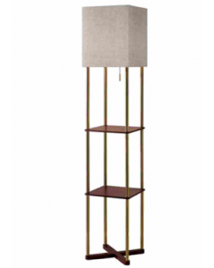 Antique Brass Finish Floor Lamp (Each)