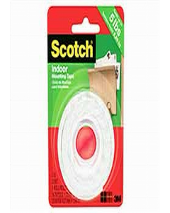 1 in. x 50 in. Indoor Heavy Duty Mounting Tape (Each)