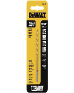 11/64 in. Titanium Drill Bit DW1311 (Each)