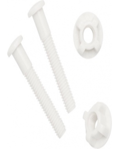 2-1/2 in. Toilet Seat Nut &amp; Bolt (Each)