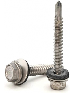 2- 1/2 in. Metal Coarse Pitch Hex Head Self Drilling Screw 1 pc. (Each)