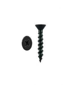 #6 X 1 in. Metal Countersunk Wood Screw 1 pc. (Each)