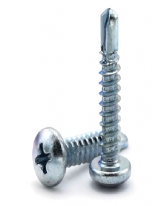 #8 X 1/2 in. Metal Coarse Thread Pan Head Self Drilling Screw 1 pc. (Each)