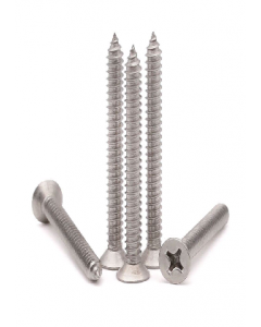 #10 X 2-1/2 in. Metal Coarse Thread Countersunk Sheet Metal Screw 1 pc. (Each)