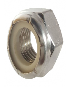 1/2 in. Metal Coarse Thread Hex Lock Nut 1 pc. (Each)