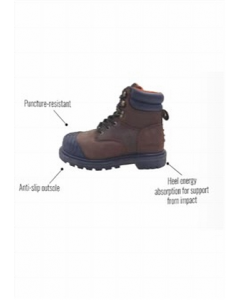 Men&#039;s Size 12 Brown Safety Boot (Each)