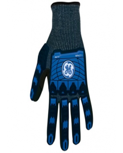 Black And Blue Large Work Gloves (Each)