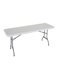96 in. x 36 in. White Folding Table (Each)