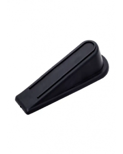 4-1/2 in. Black  Rubber Wedge Shape Floor Door Stop (Each)