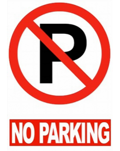 10 in. X 8 in. Sign (Each)