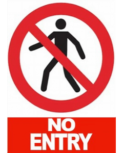 8 in. X 12 in. Sign (Each)
