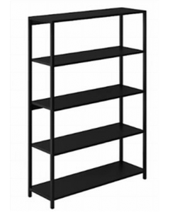 90 cm. X 30 cm.X 135 cm. Black Bookcase (Each)