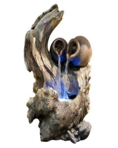 FOUNTAIN WIN634 11X7X14&quot; T/TOP  W/LED LIGHT (Each)