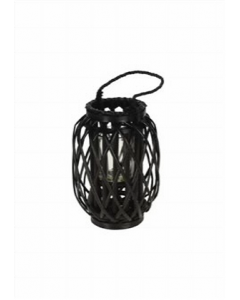 23 cm. X 30 cm. Black Rattan Lantern (Each)