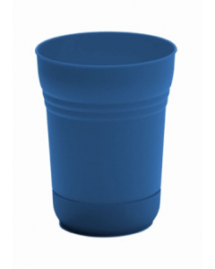 12 in. Blue Plastic Planter (Each)