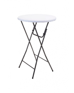 1 pc. White Round Folding Table (Each)