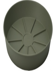 29 cm. Green Saucer (Each)