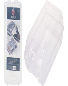 36 cm. X 13 cm. Clear Finish Plastic Shoe Storage Organizer (Each)