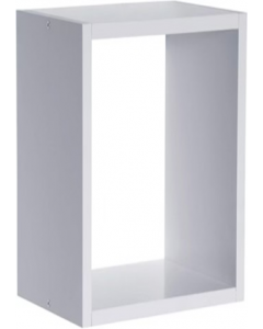 28 cm. X 28 cm. X 20 cm. White Cube Shelf (Each)