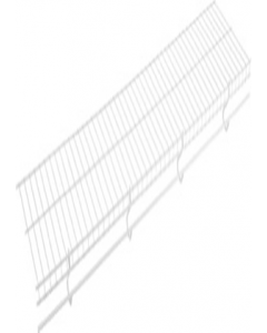 12 in. X 144 in. White Metal Linen Shelf (Each)