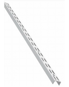 25 in. White Metal  Upright (Each)