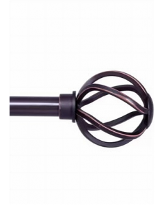 48 in. - 86 in. Extendable Window Curtain Rod (Each)
