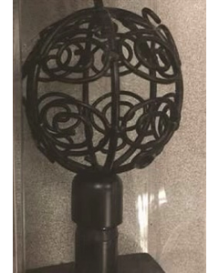 28&quot;/48&quot; Assorted Color Vortex Metal Curtain Rod (Each)