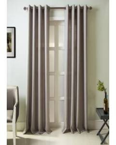 90&quot; Silver Cole Textured Grommet Panel Curtain (Each)