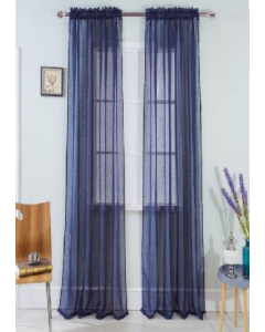 Astro Text Curtain 90&quot; Classic Blue (Each)